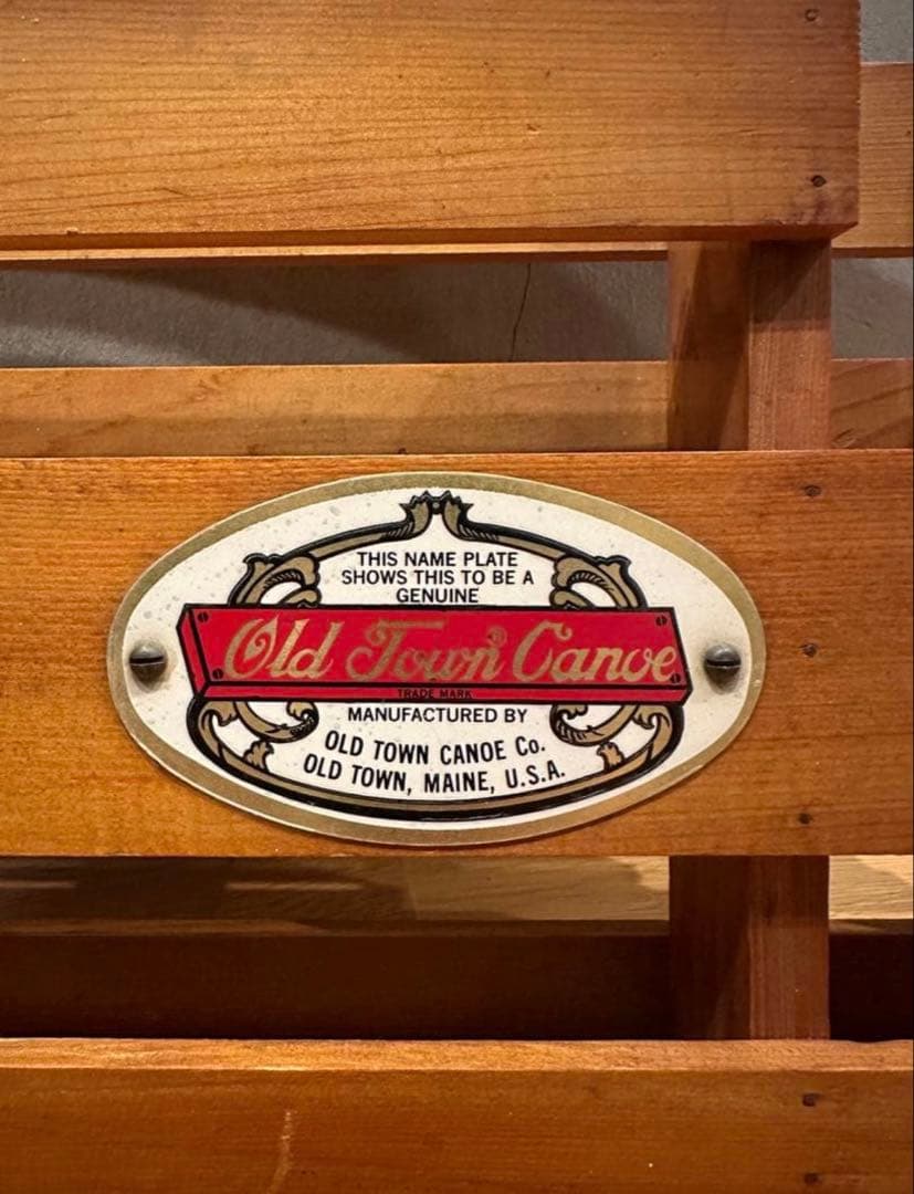 激レア　オールドタウンカヌー社　木製　雑貨