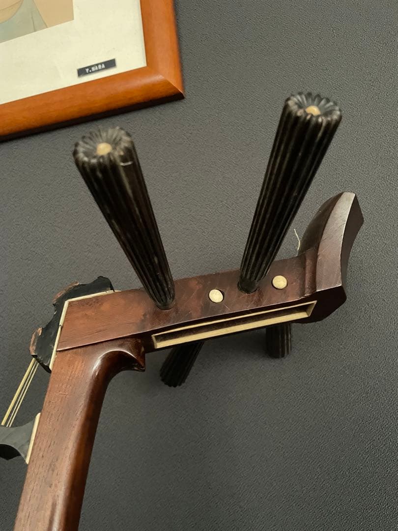 珍品　希少　美品　筑前　四弦五柱 琵琶　筑前琵琶　和楽器