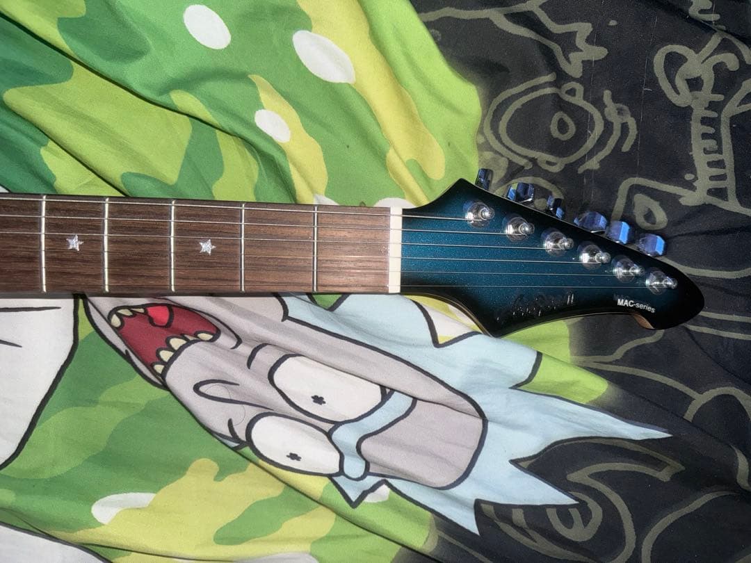 メタリックブルー エレキギター 入門 セット ギター guitar