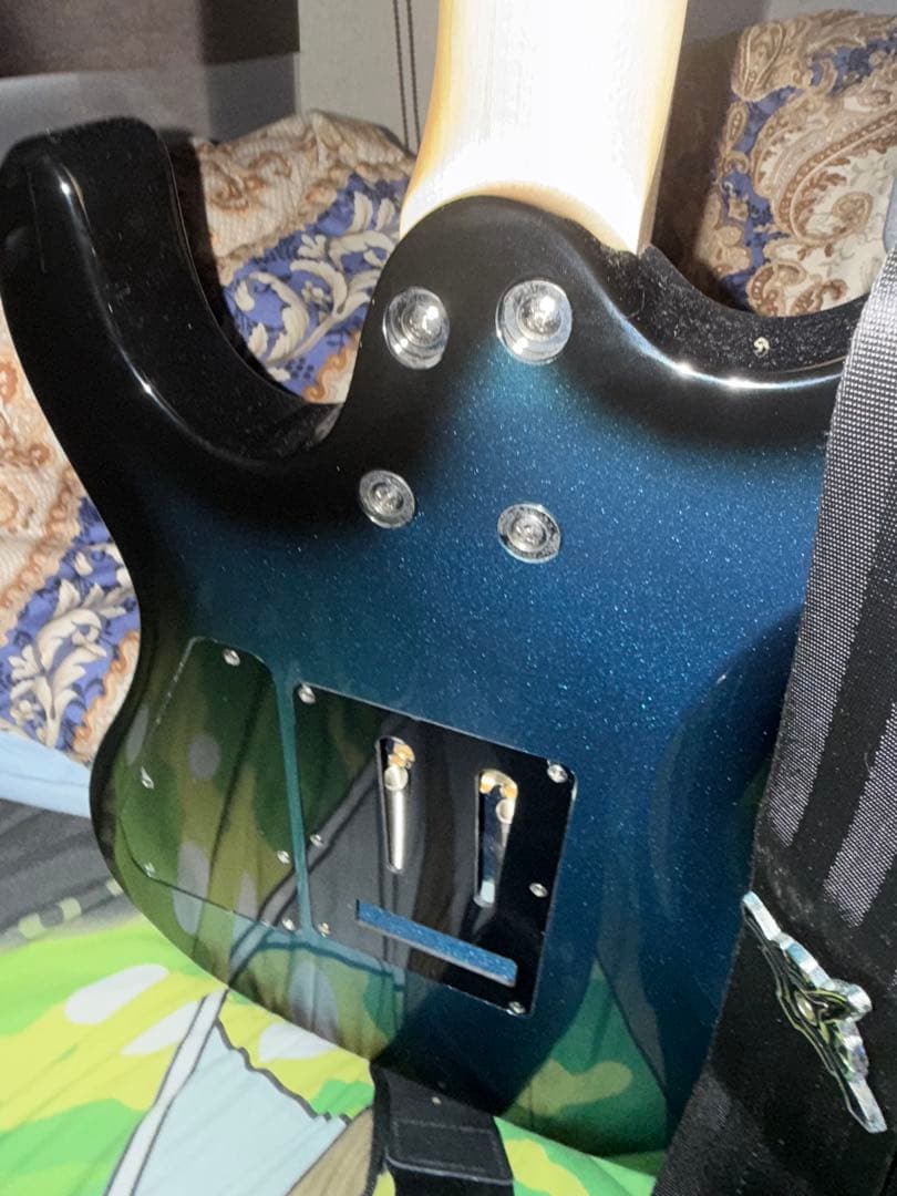 メタリックブルー エレキギター 入門 セット ギター guitar