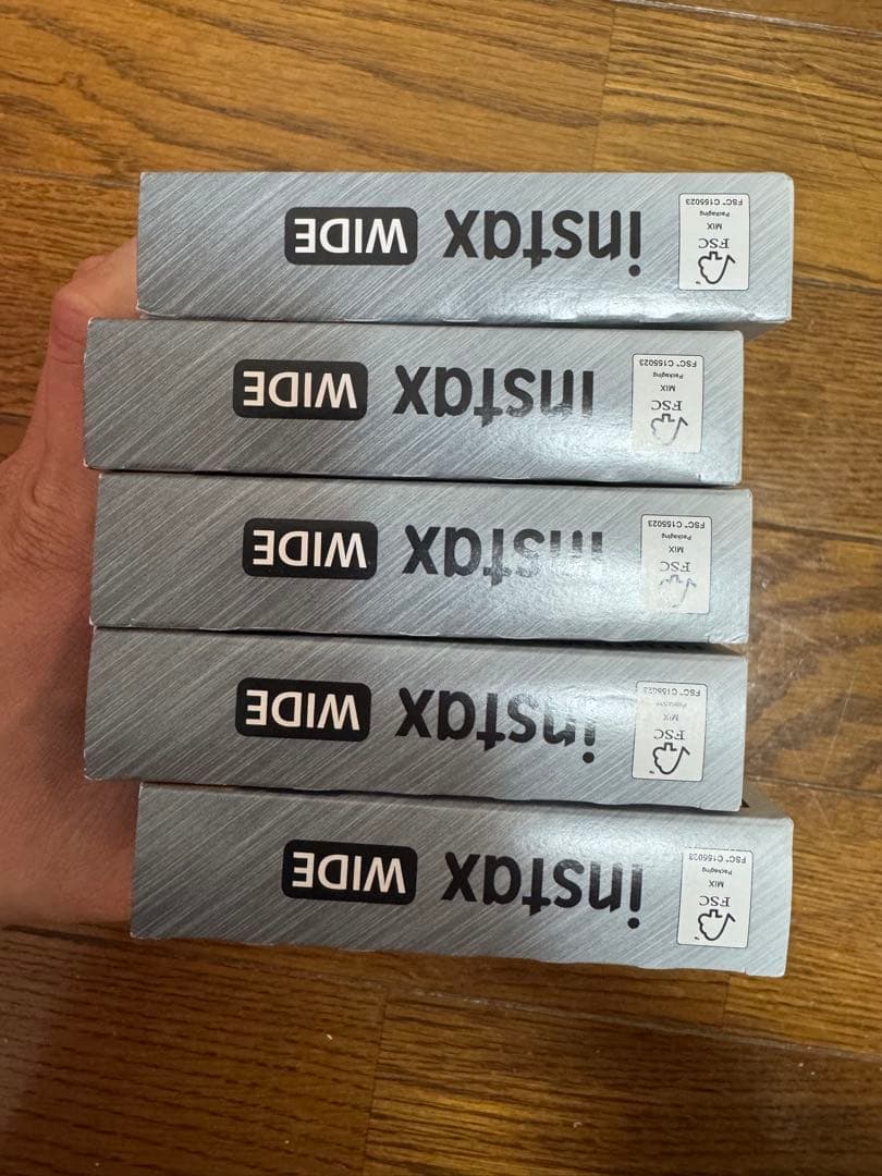 チェキ WIDE　BRUSHED LLICS 5個