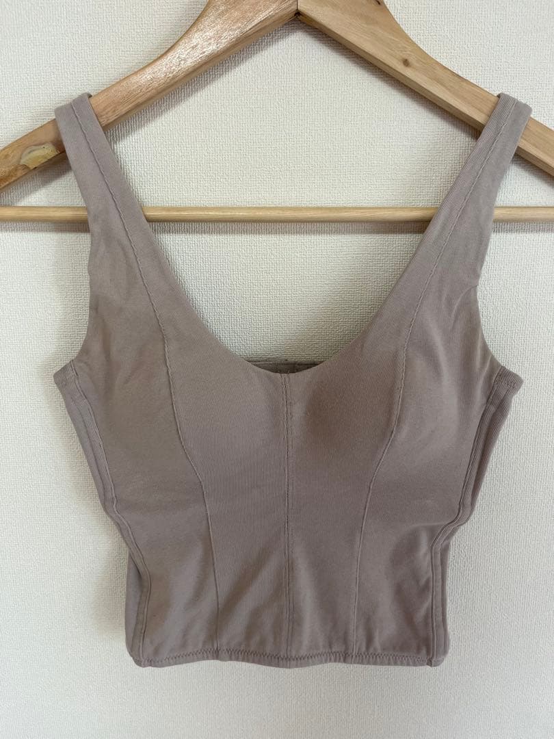 Amateras dreamy タンクトップ　XS グレージュ　ブラック　2点