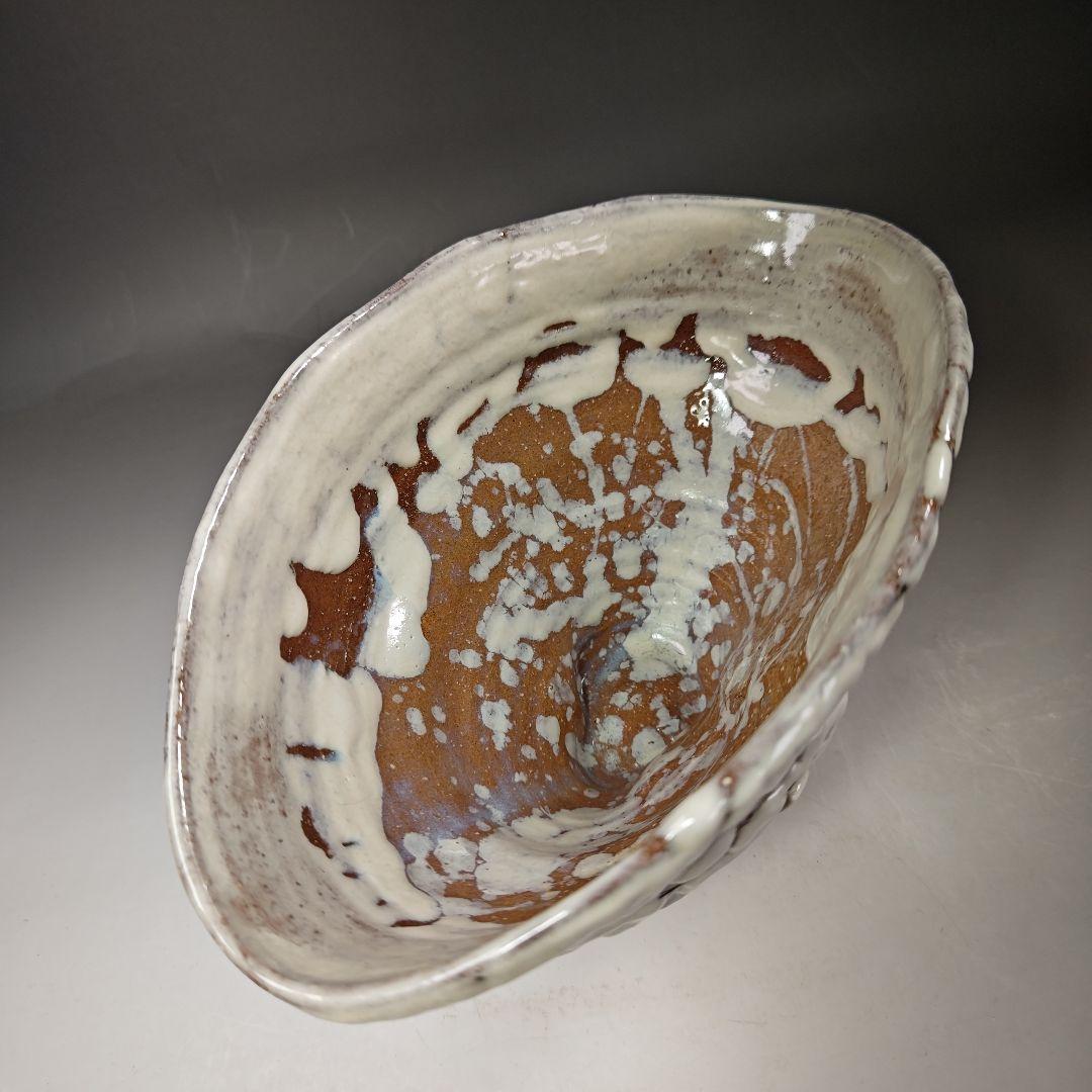 イ301 水指『吉田萩苑作』『萩焼　玉隆山　二重共箱』茶道具