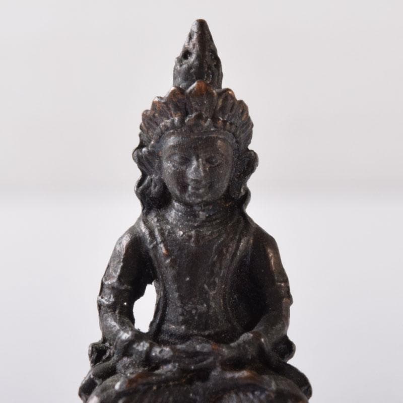 中国　古銅　チベット仏　仏像　人物像など　紙鎮　置物　6点まとめて　C　7455