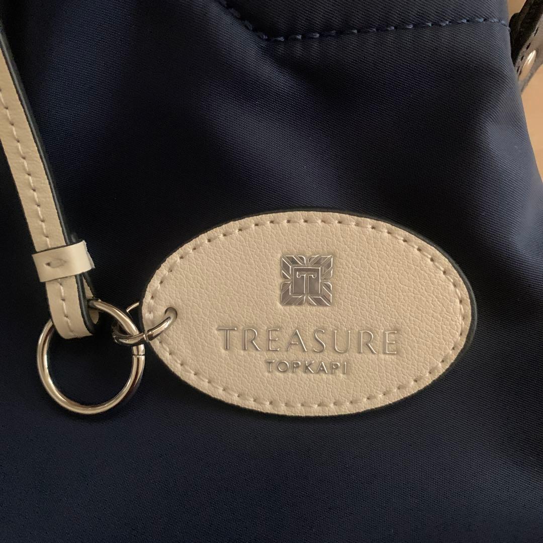 「TREASURE TOPKAPI」 ストライプハンドル ナイロン 2way