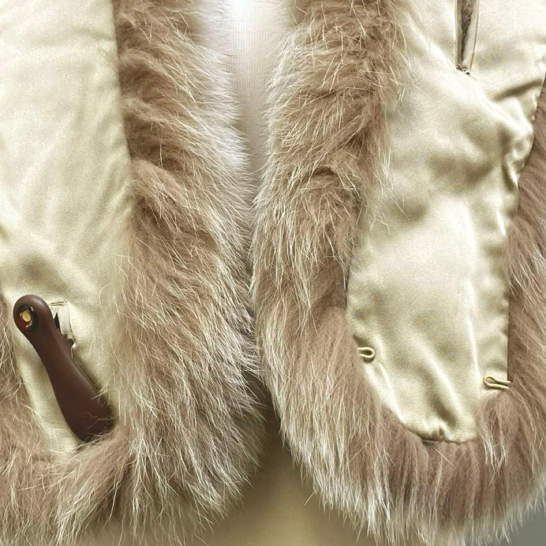 《美品》サガフォックスSAGA FURS フォックスマフラー　ふわふわ　219