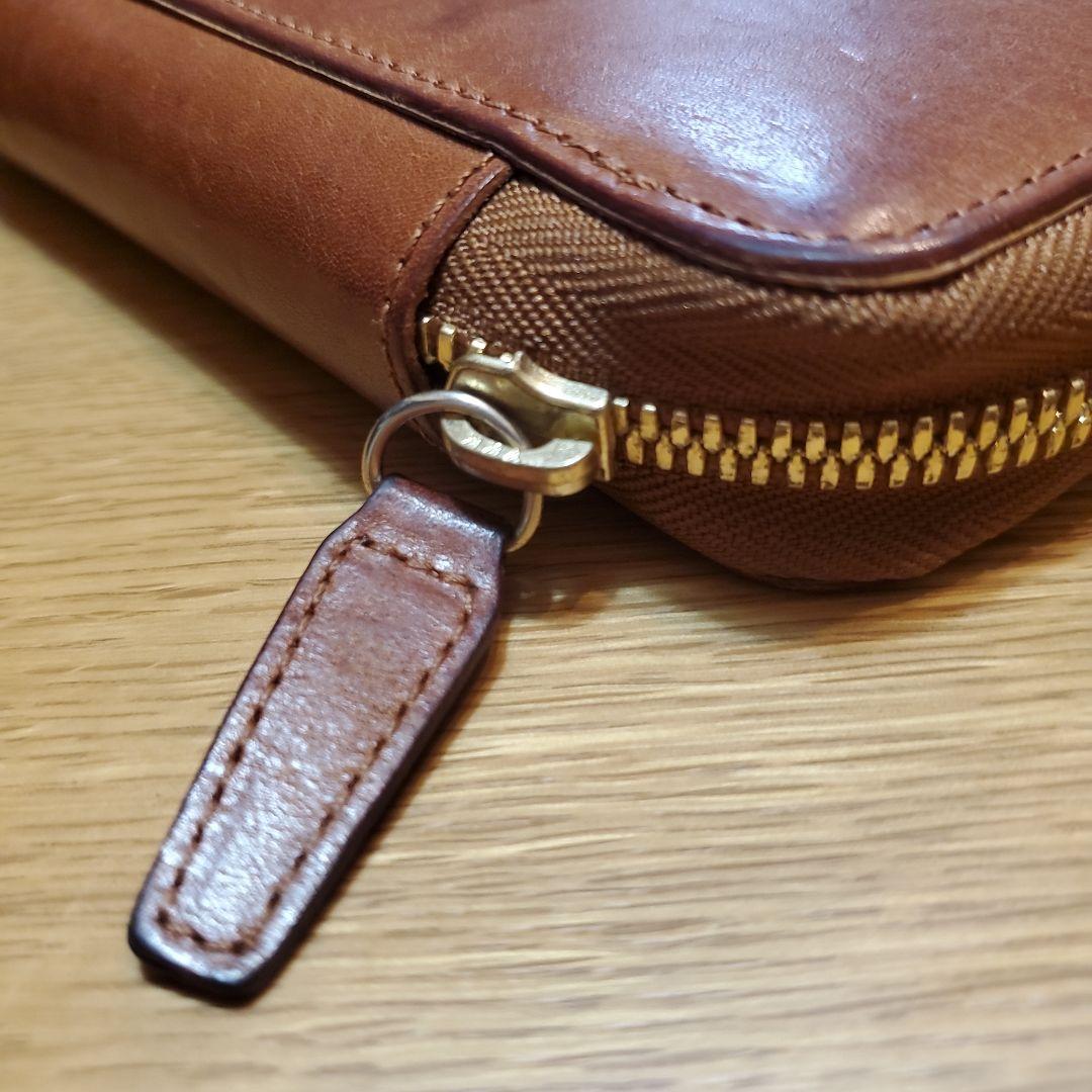 しーさーコラボペンケース SY-06 プエブロ ブラウン レザー 筆箱 箱なし