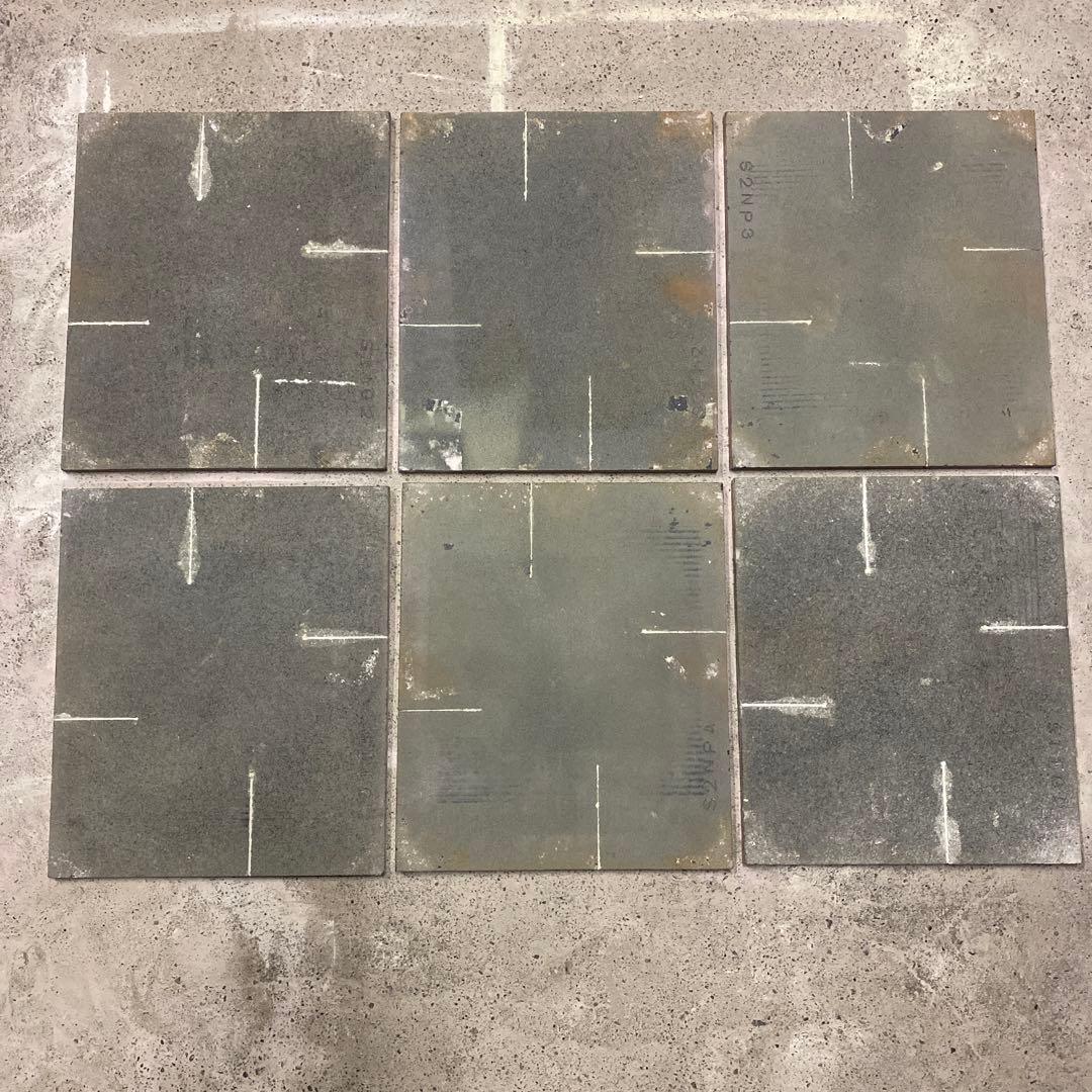 【中古品】陶芸　棚板35×30　6枚組(スリットあり)①