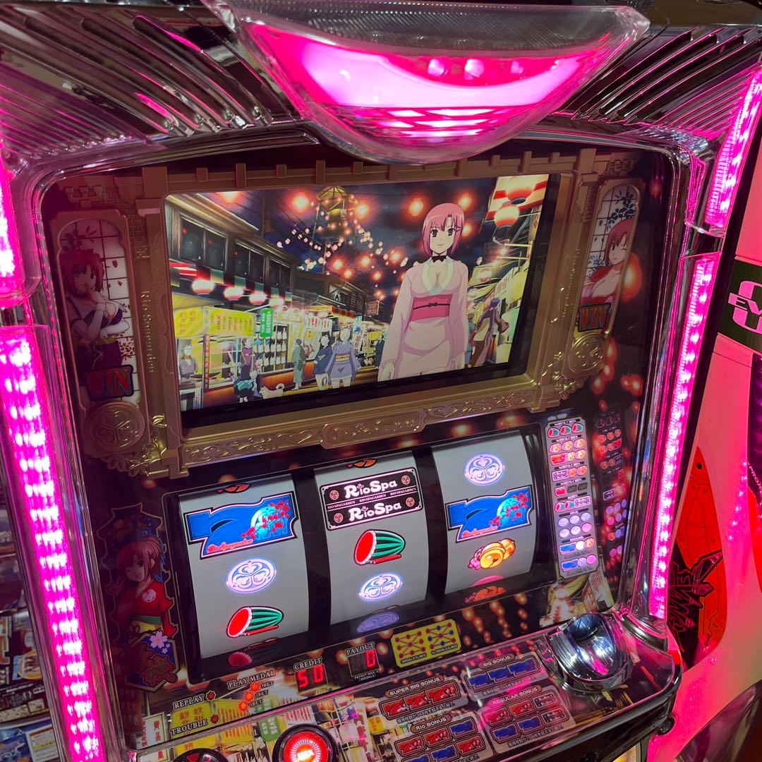 リオスパ Rioの大温泉　実機　不要機スーパーブラックジャック　パチスロ