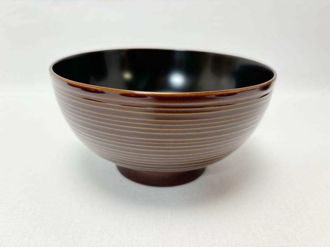 ほぼ未使用 懐石道具 張間麻佐緒作 輪島塗 木製朱竹蒔絵 煮物椀5客千筋共箱