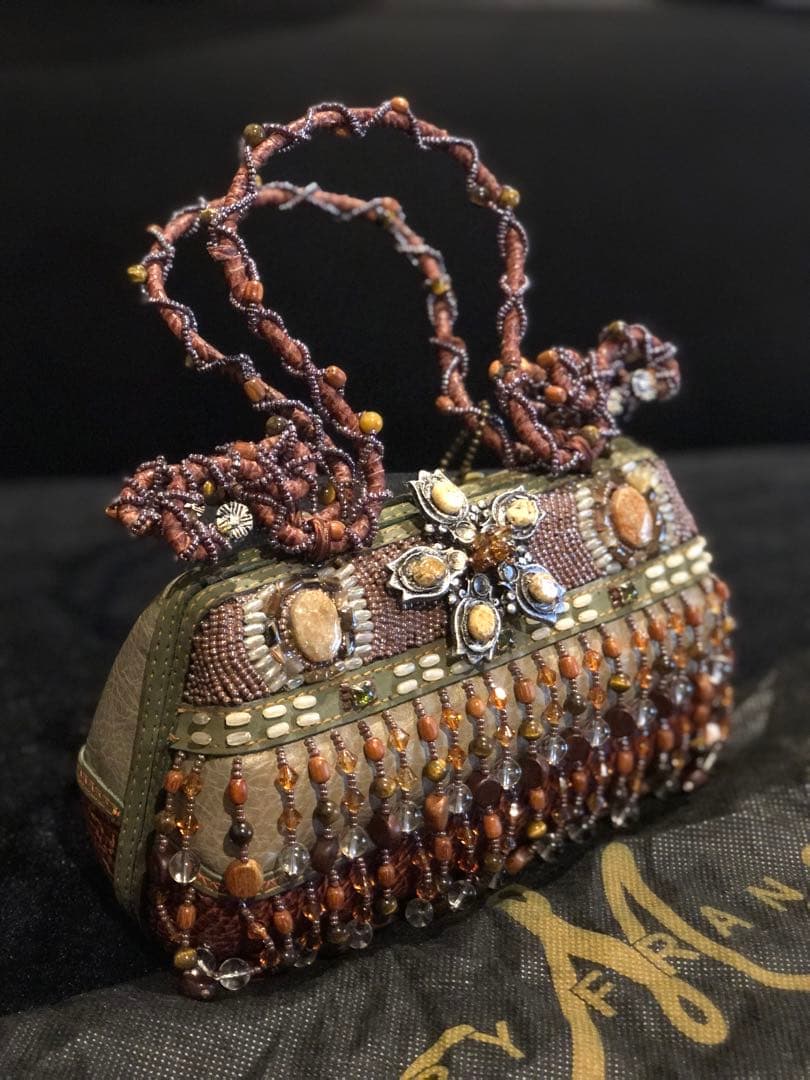 MARY FRANCES パーティーバック リゾート エスニック ゴージャス！