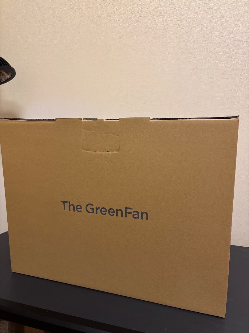 The GreenFan ブラック スタンド式扇風機