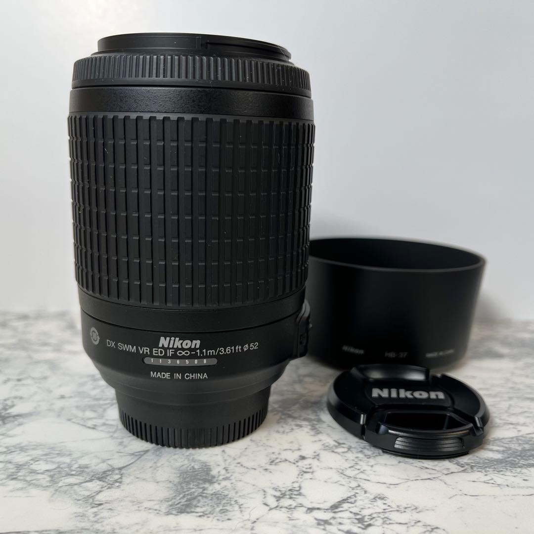 【美品】Nikon 55-200mm f/4-5.6G ED VR 望遠レンズ