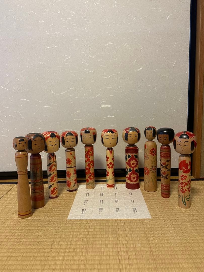 美品　伝統こけし　名工の譜　10本セット　欠品あり