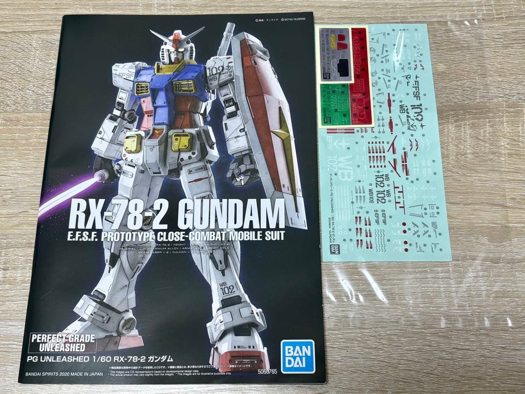 完成品 PG UNLEASHED 1/60 RX-78-2 ガンダム