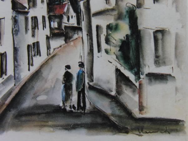 モーリス・ド・ヴラマンク、RUE DE VILLAGE、海外版超希少レゾネ