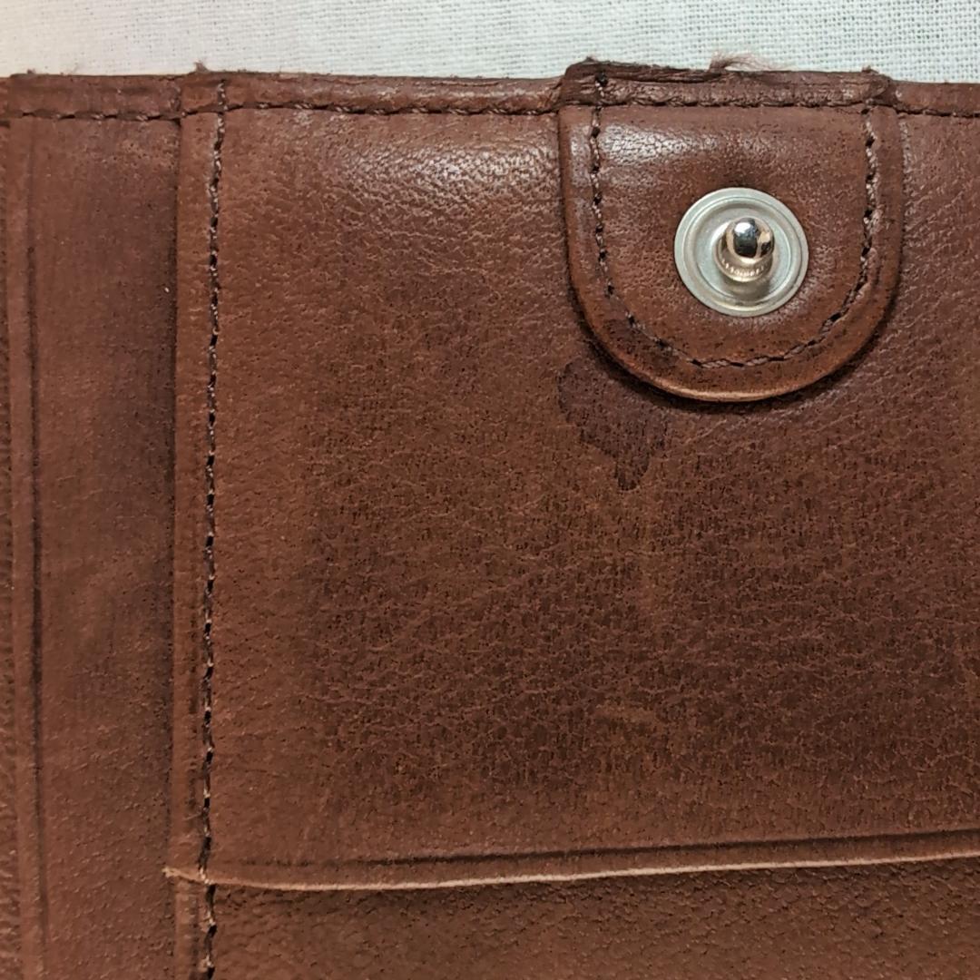 Vivienne Westwood 本革 折り財布 ブラウン 使用感あり d51