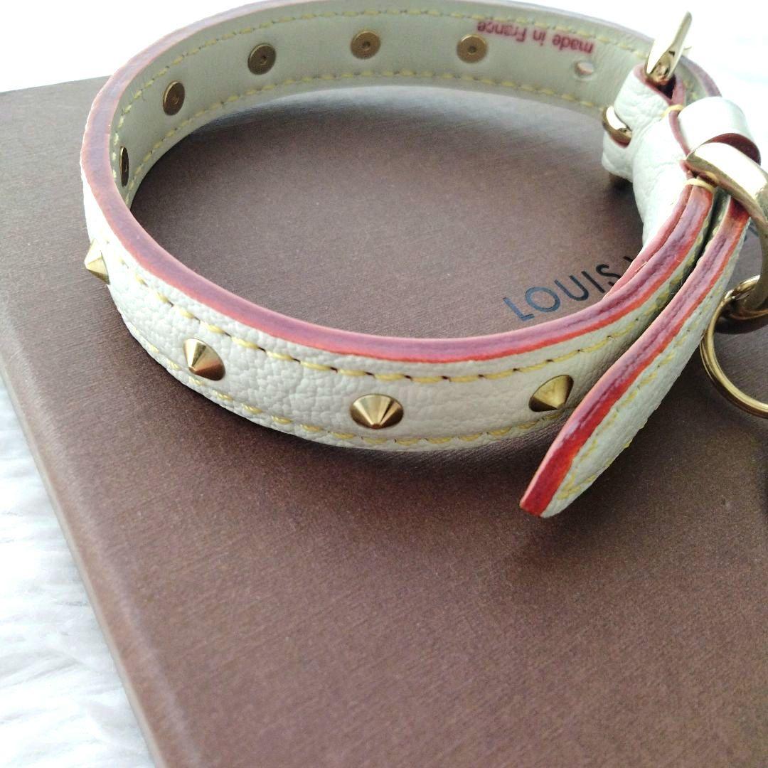 希少 ルイヴィトン スハリ ペット 首輪 スタッズ コリエ ブレスレット