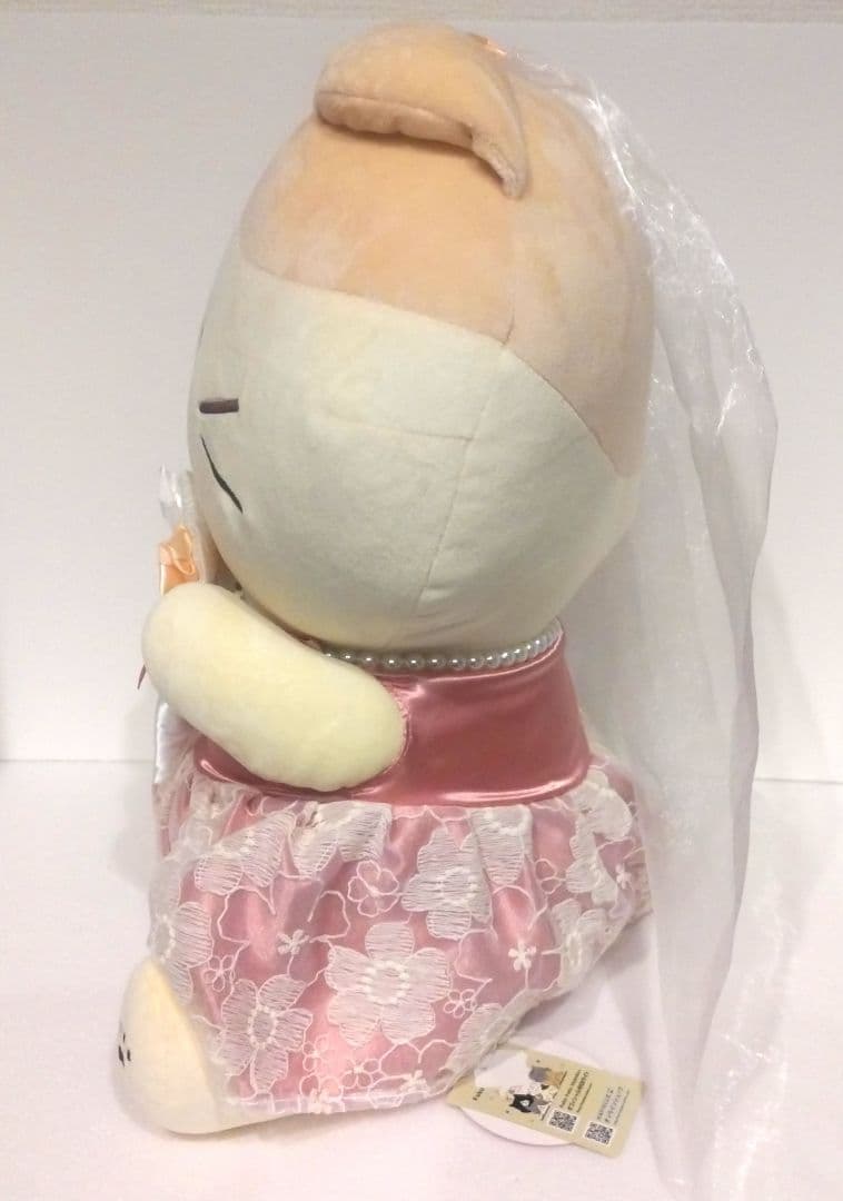 ふくふくにゃんこ ビッグ ブライダル ぬいぐるみ スコア 特大 ウェディング 猫