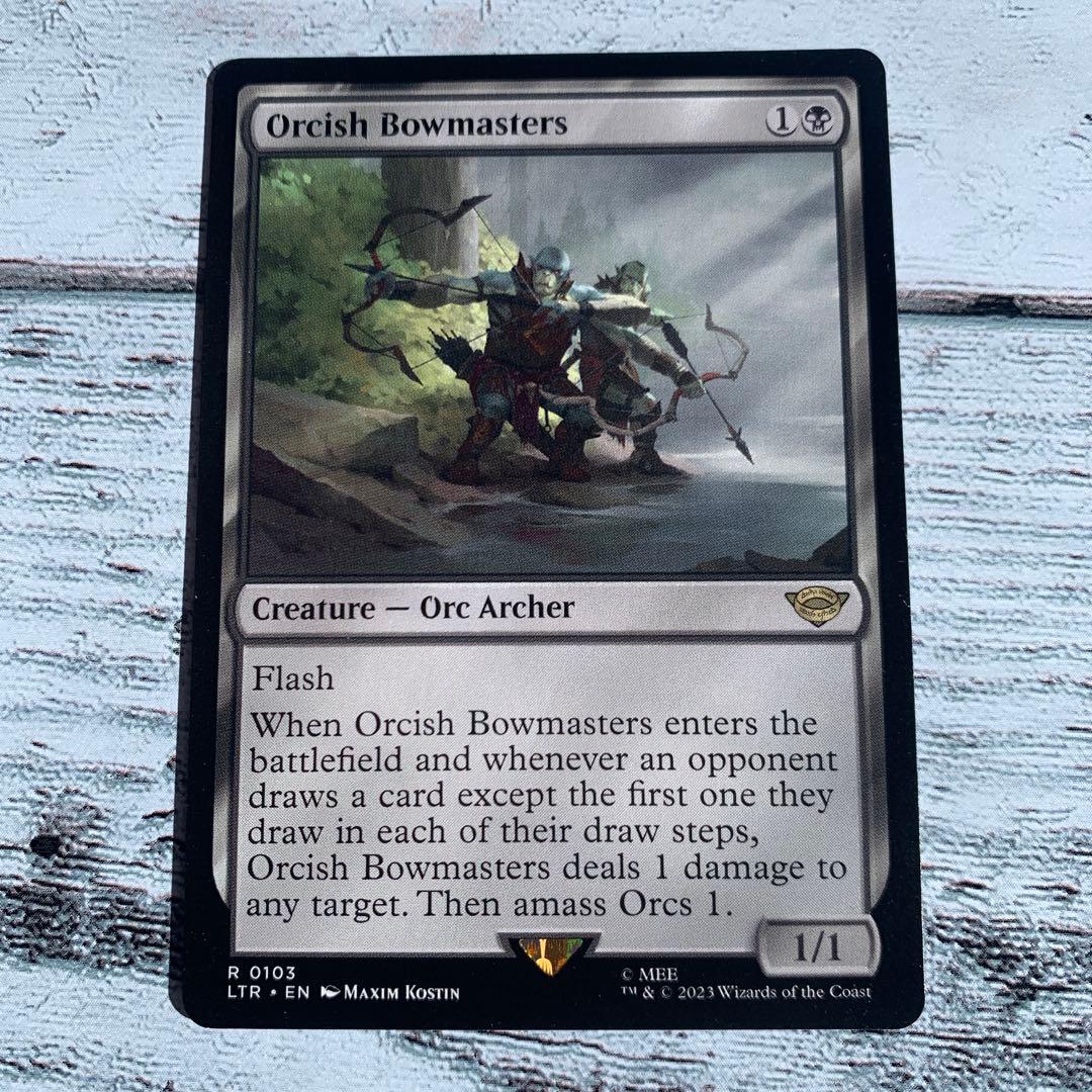 Orcish Bowmasters オークの弓使い英4 トークン付き引退品