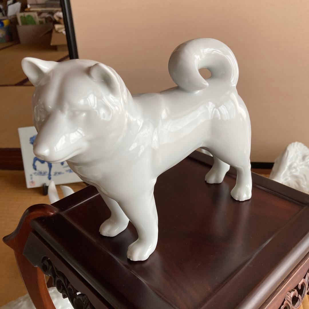 有田焼　白磁　12干支　置物セット