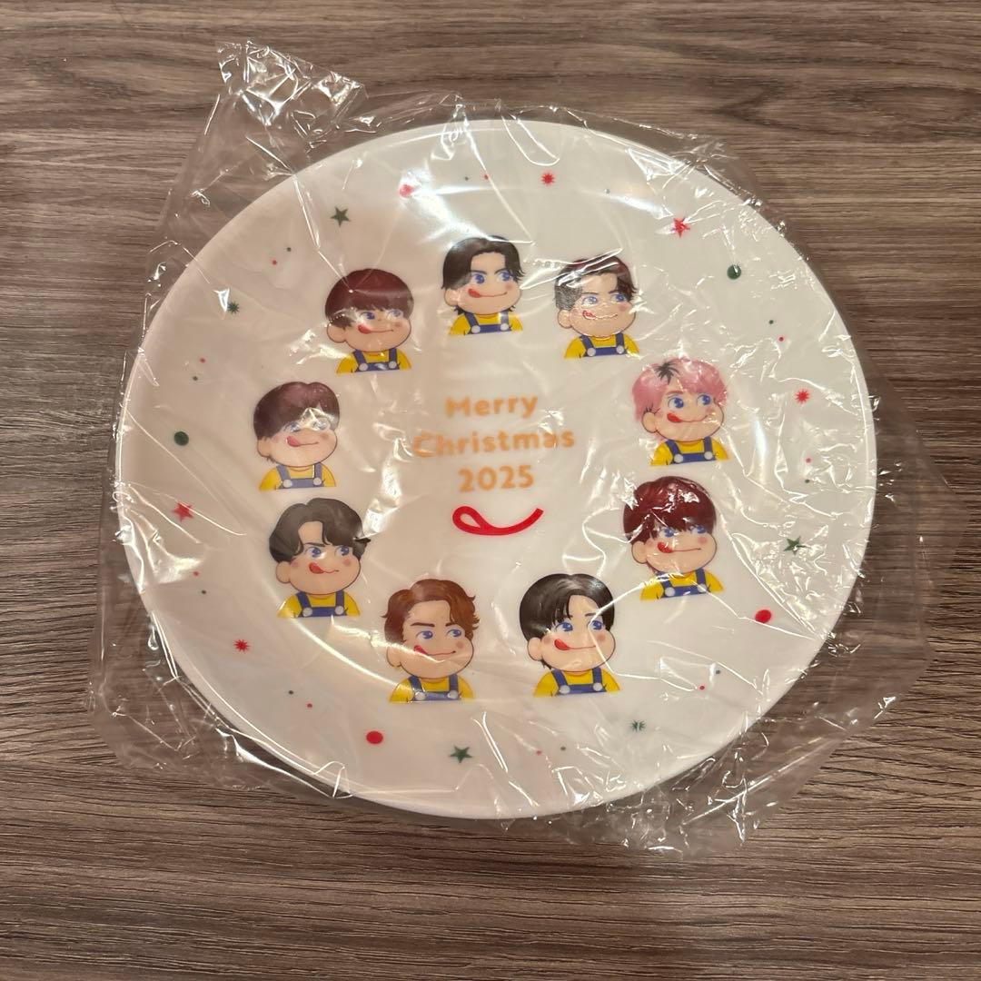 Man 不二家 オリジナルクリスマスプレート