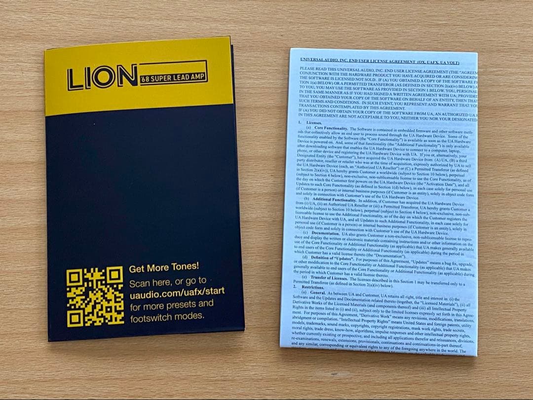 UAFX LION 中古 美品