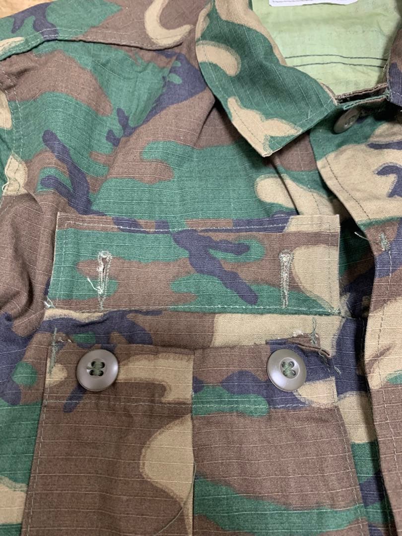米軍実物　BDU 70s ジャングルファティーグ　ブラウンリーフ　リップストップ