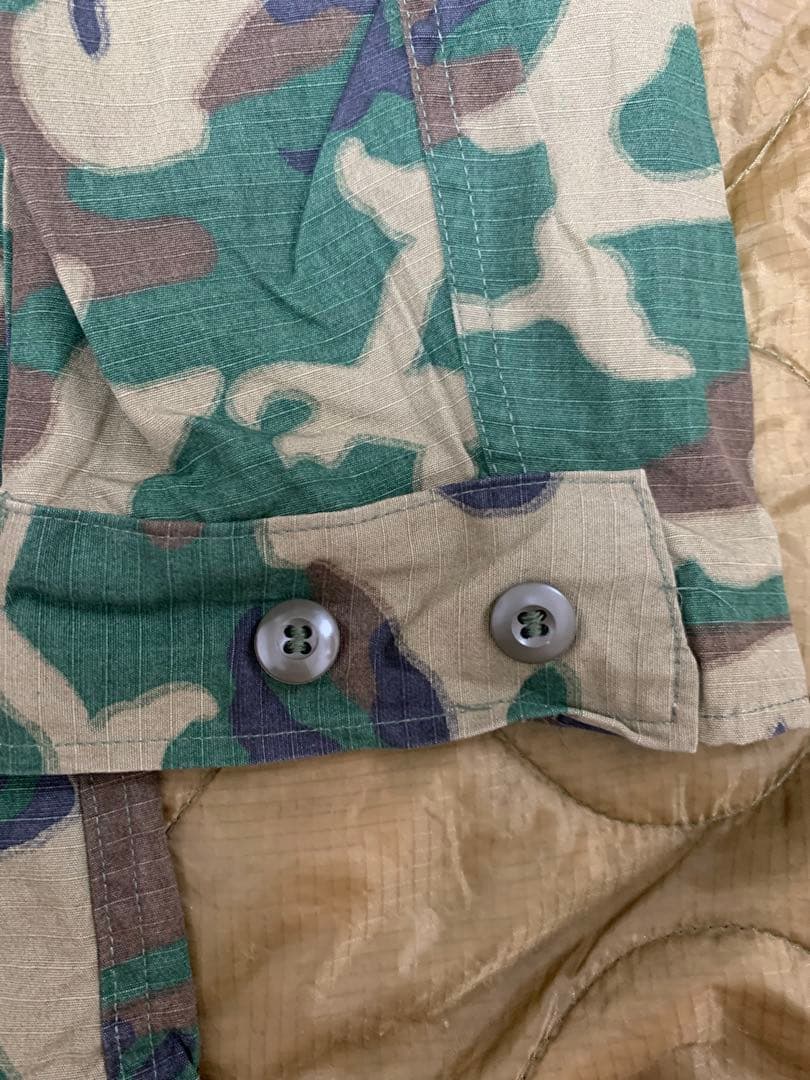 米軍実物　BDU 70s ジャングルファティーグ　ブラウンリーフ　リップストップ