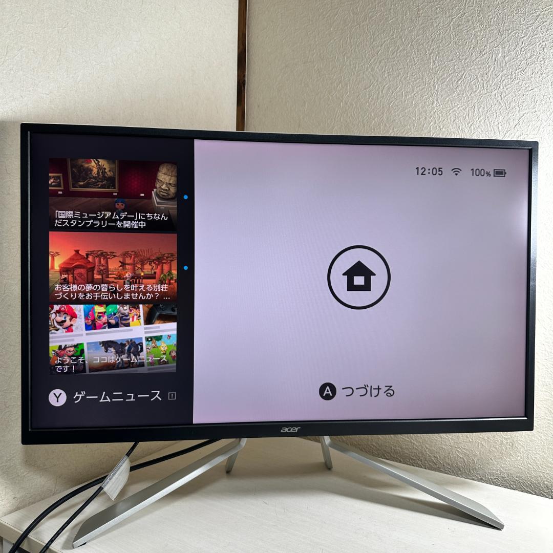 acer 4K 31.5型 液晶モニター