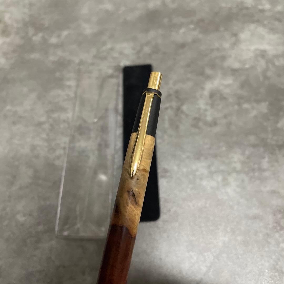 <EMさん専用>ボナンペン　旧型　花梨紅白　0.5mm