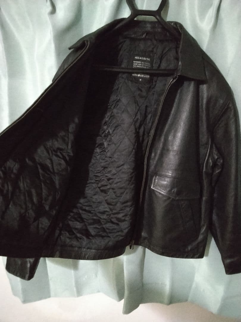 秋冬春牛革シボ押しレザージャケットの最高傑作sacai好きの方も☆肉厚単丈美品