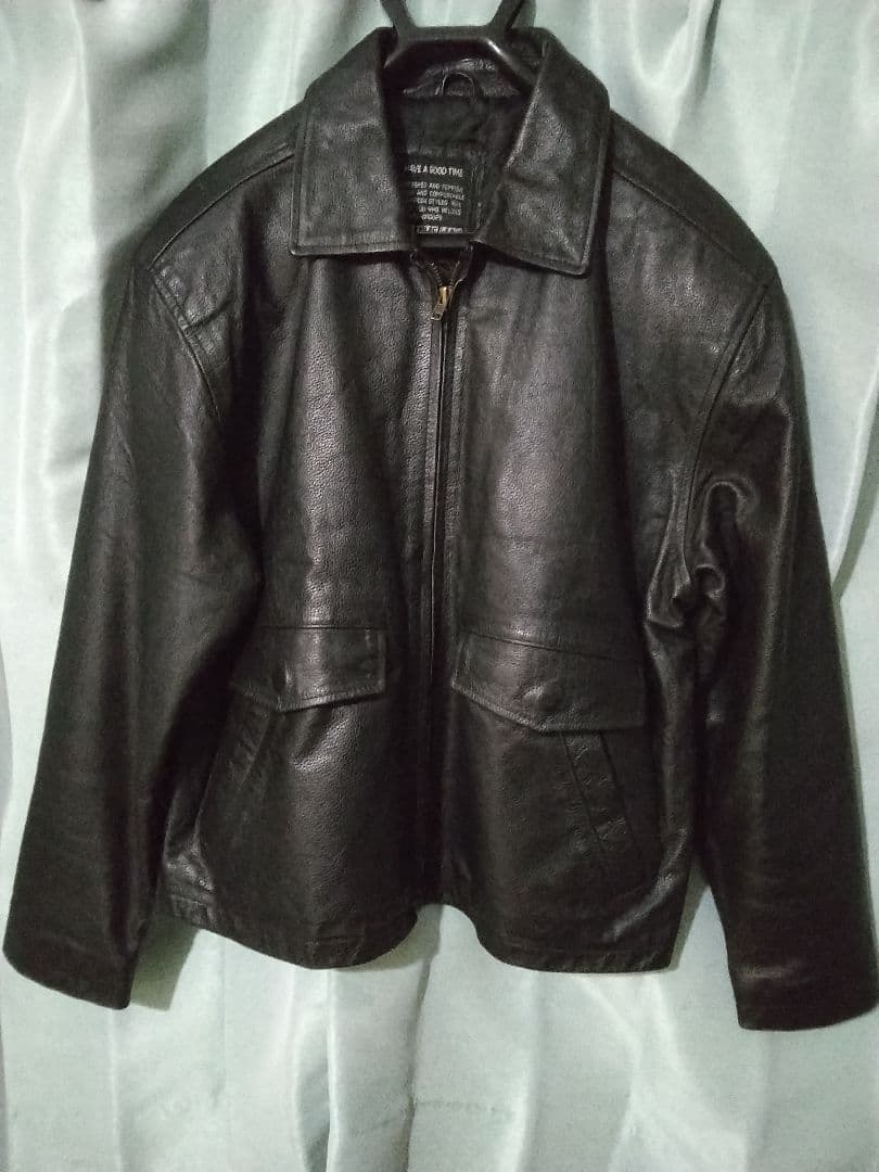 秋冬春牛革シボ押しレザージャケットの最高傑作sacai好きの方も☆肉厚単丈美品