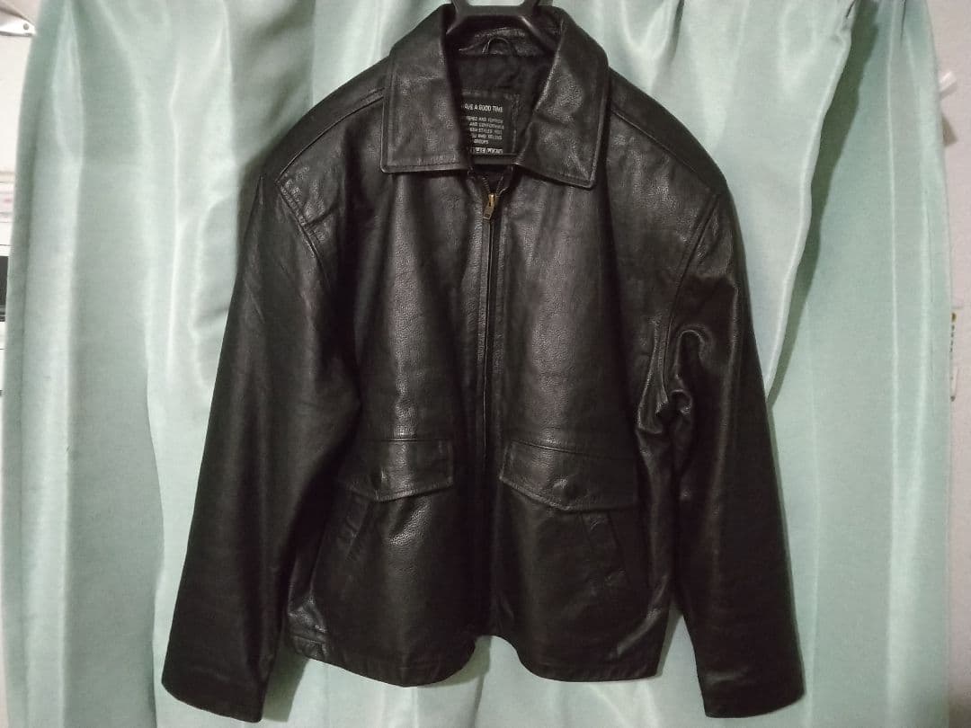 秋冬春牛革シボ押しレザージャケットの最高傑作sacai好きの方も☆肉厚単丈美品