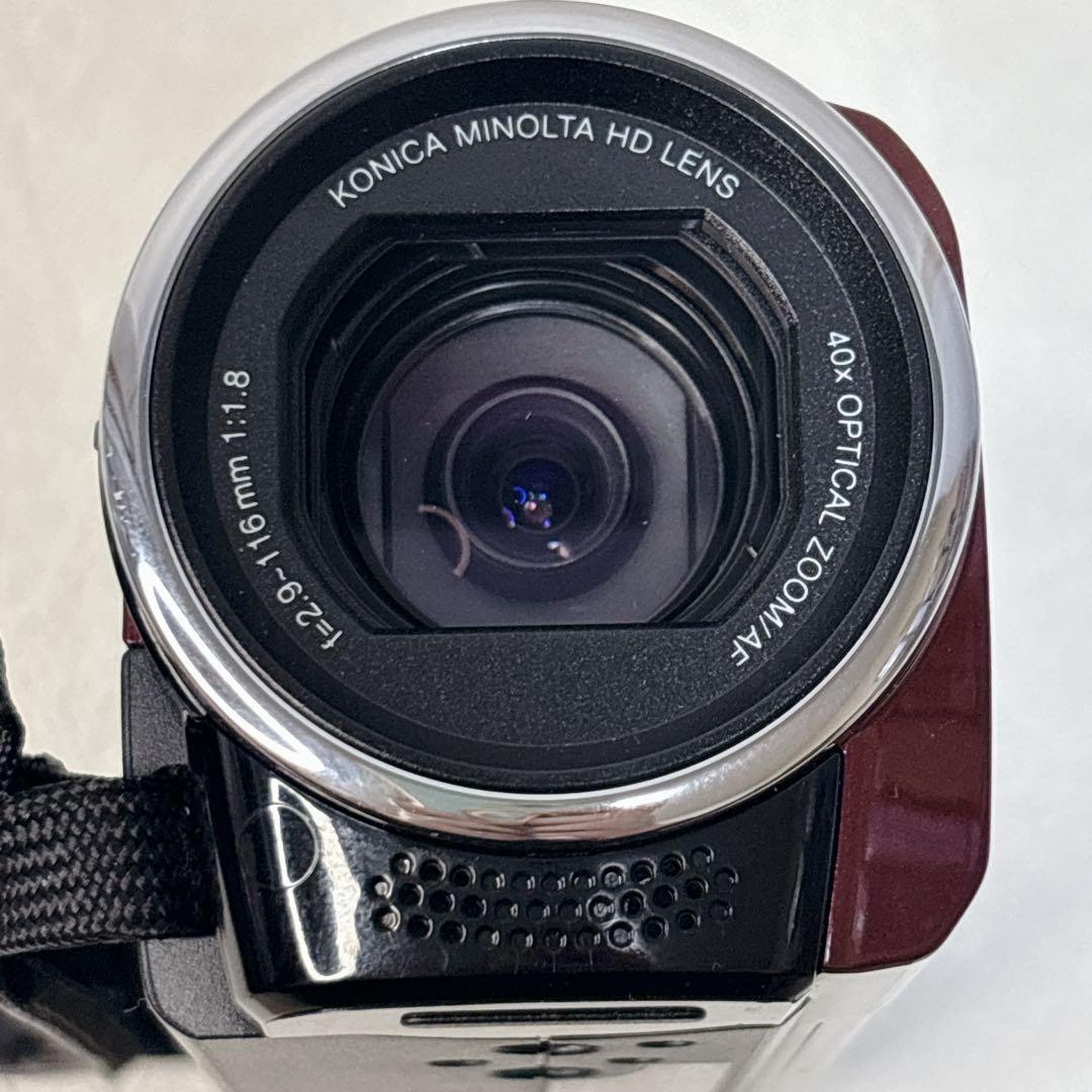 極美品✨ JVC Everio GZ-HM30 ビデオカメラ　レッド　Wi-Fi