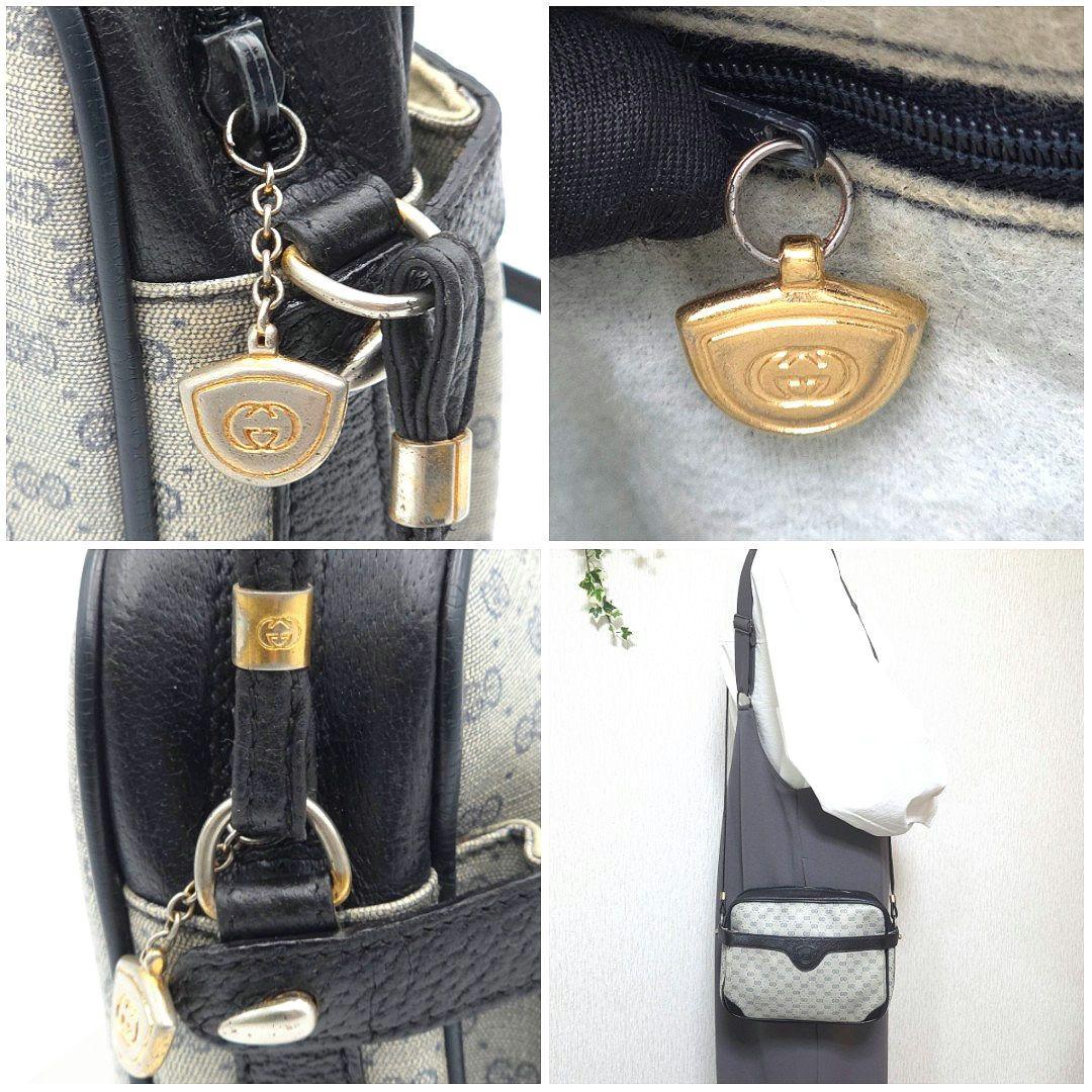 あおい　良品✨オールドグッチ ショルダーバッグ マイクロGG PVC