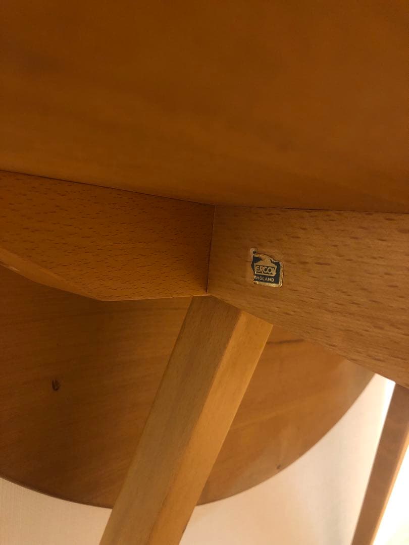 《カシメル》【アーコール】バタフライテーブル　ドロップリーフテーブル