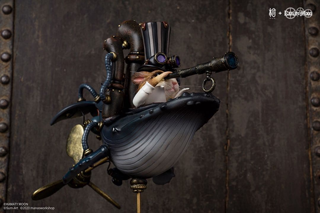 デザイナーズトイ 鎌田光司 鯨& ハムスター   実色版 トレトイフィギュア