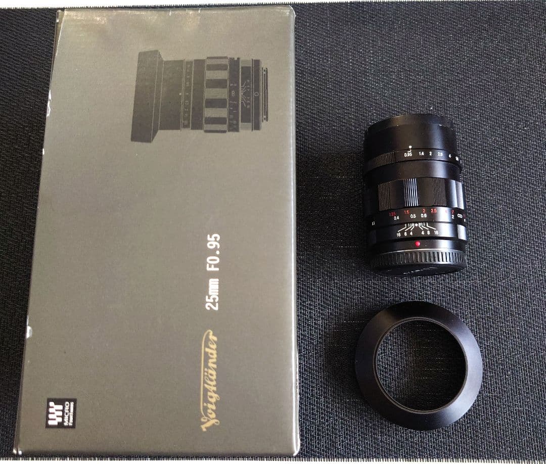 R*G様 Voigtländer NOKTON 25mm F0.95 レンズ