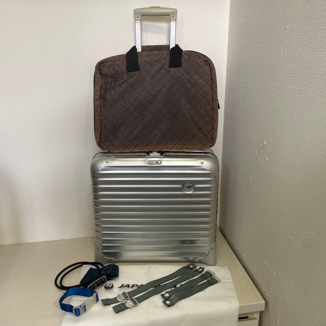 超希少 美品 RIMOWA ルフトハンザ ビジネストロリー 2輪