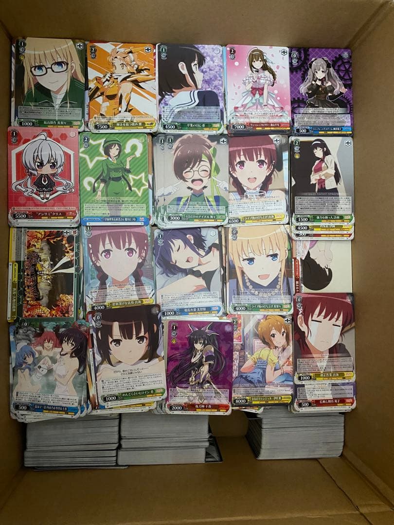 中*島様 ヴァイスシュバルツ引退品　サイン4枚、デッキ6個、RR.SR多数