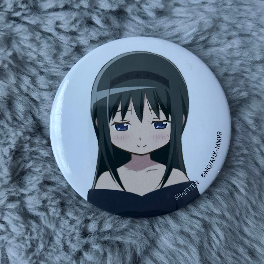 暁美ほむら　魔法少女まどかマギカ　缶バッジ シャフトテン