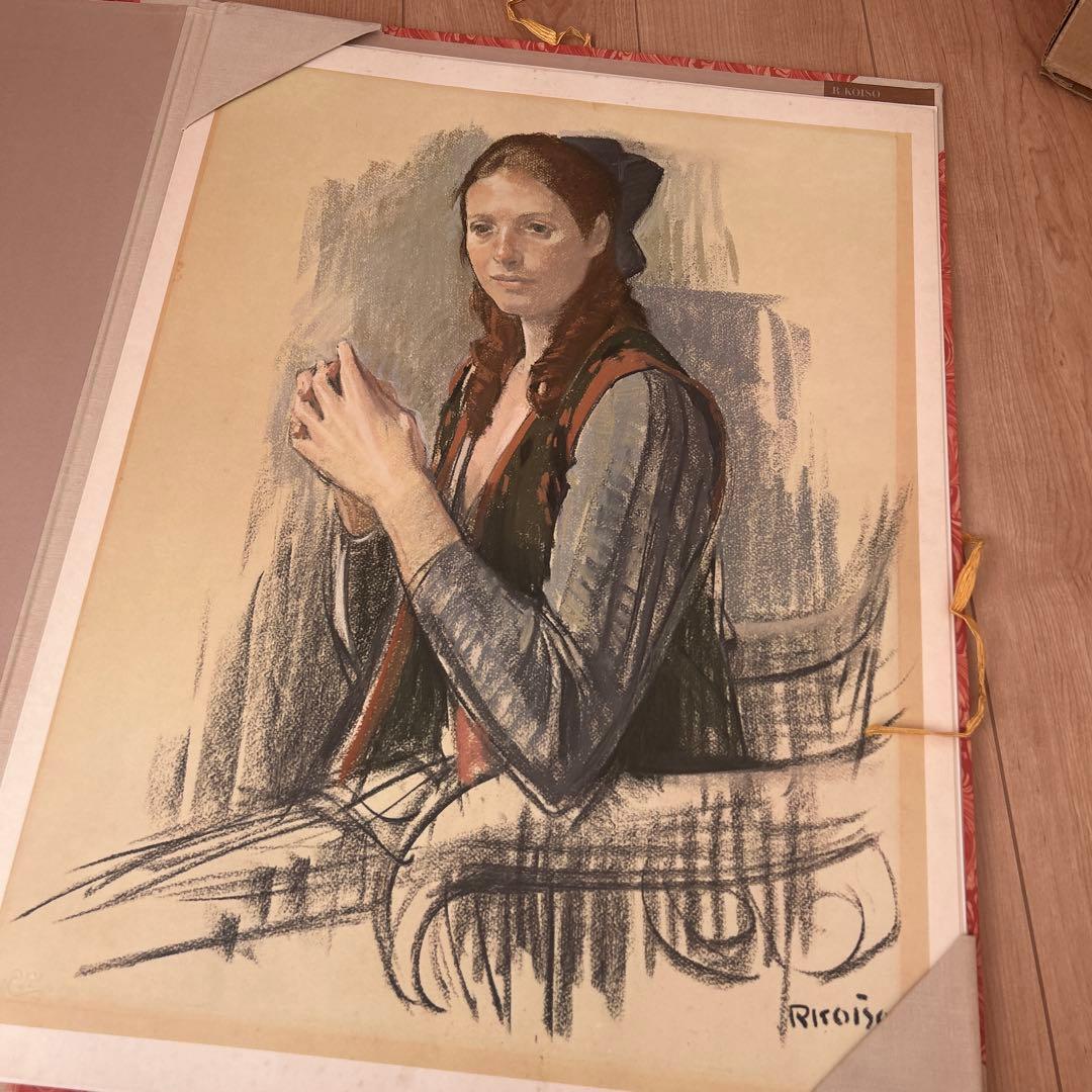 小磯良平｜パステル素描12葉｜デッサン集・画集資料・美術