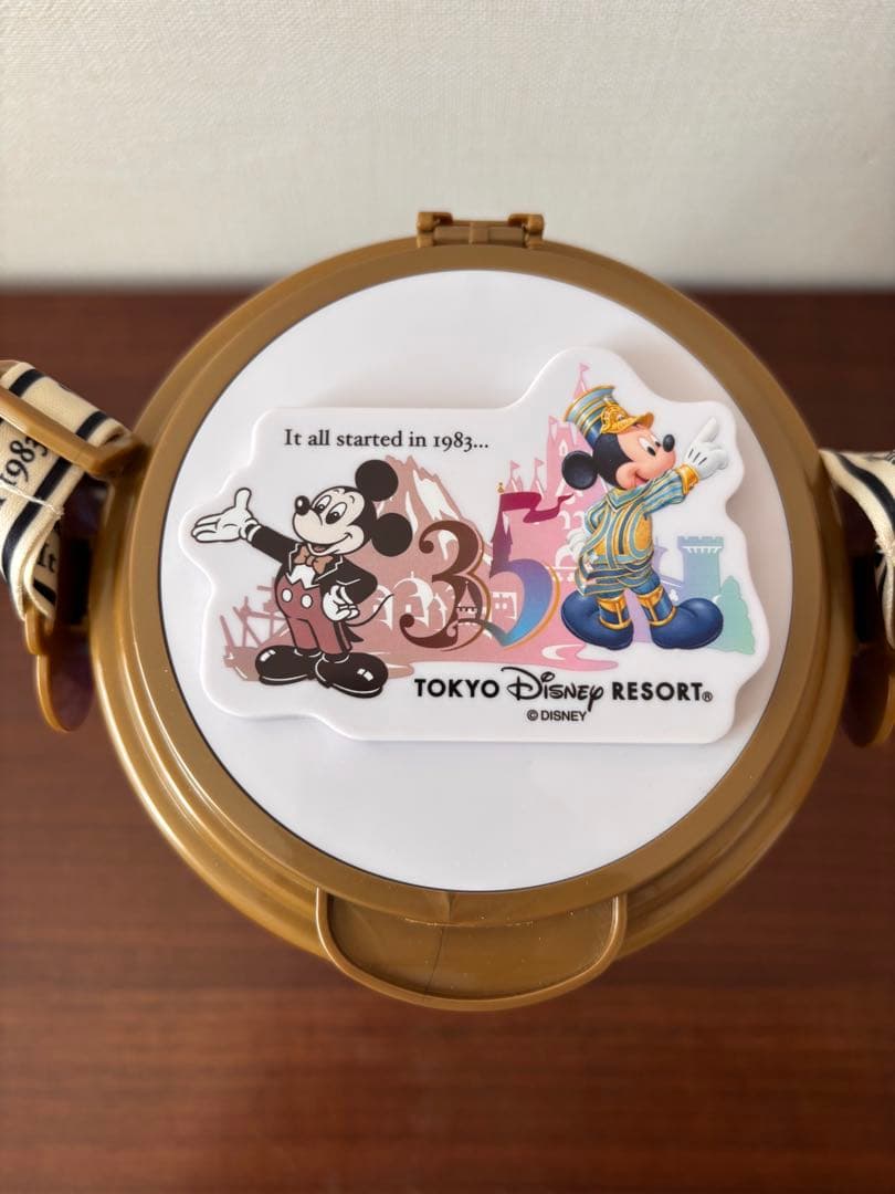 ☆希少　ディズニー　３５周年　アトラクション　ポスター　ポップコーン　ケース☆