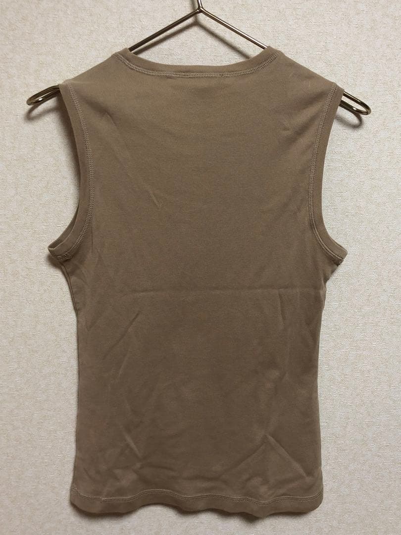 希少✨セリーヌ　トリオンフマカダム柄　刺繍アップリケ付き　タンクトップ