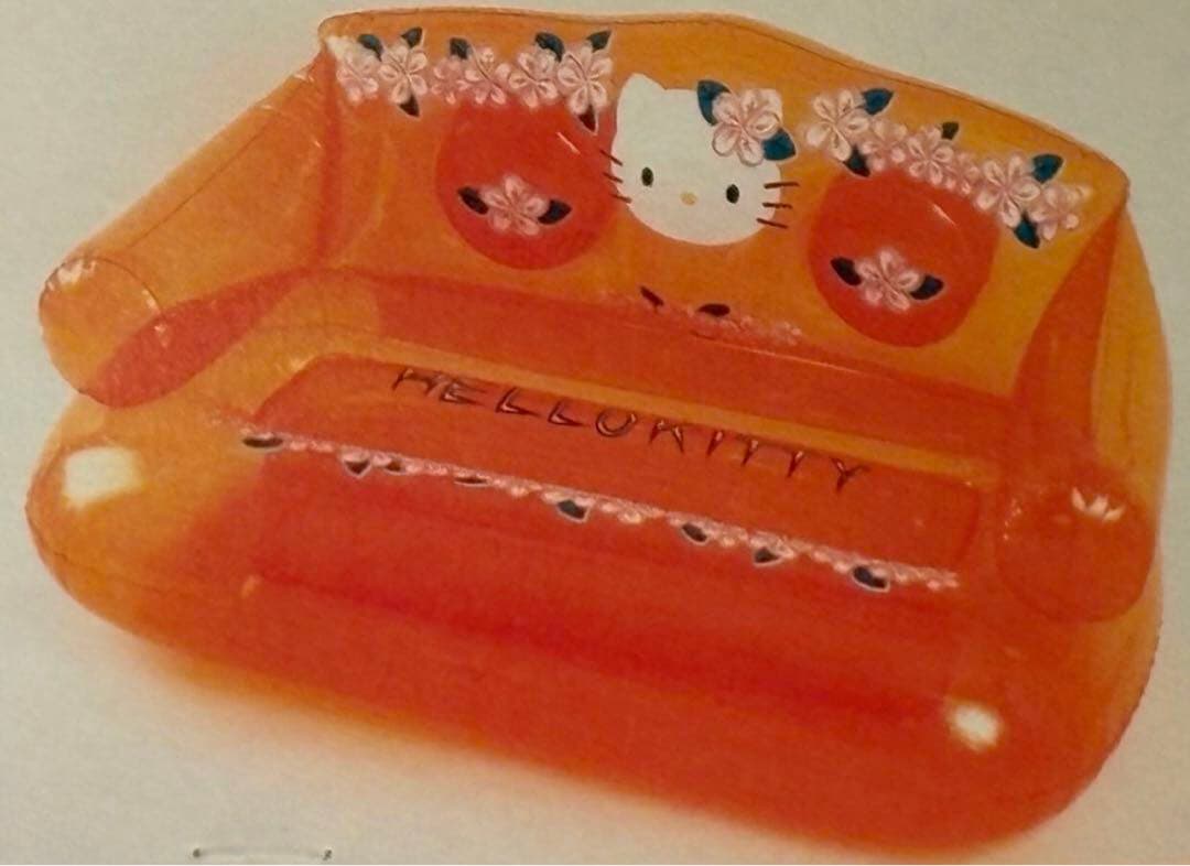 ❗️激レア❗️カオハナキティ❗️エアーソファ　1999年製　ハイビスカス　当時物✨