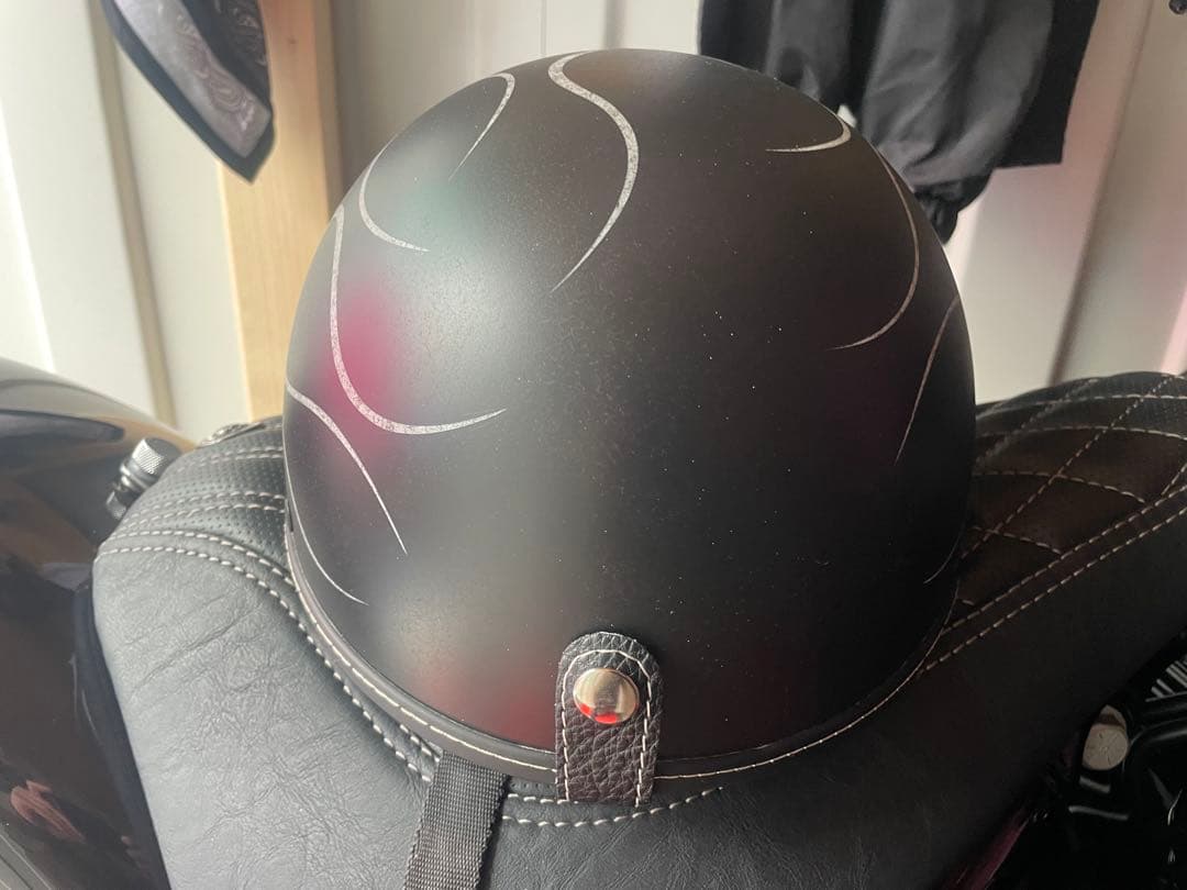 最終値引き！ハーレーダビッドソン 半帽ヘルメット フレイムデザイン