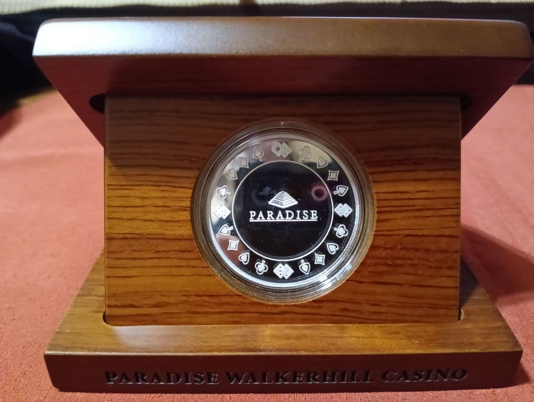 第37回 バカラ・トーナメント記念純銀メダル 【品位：99.9％純銀】