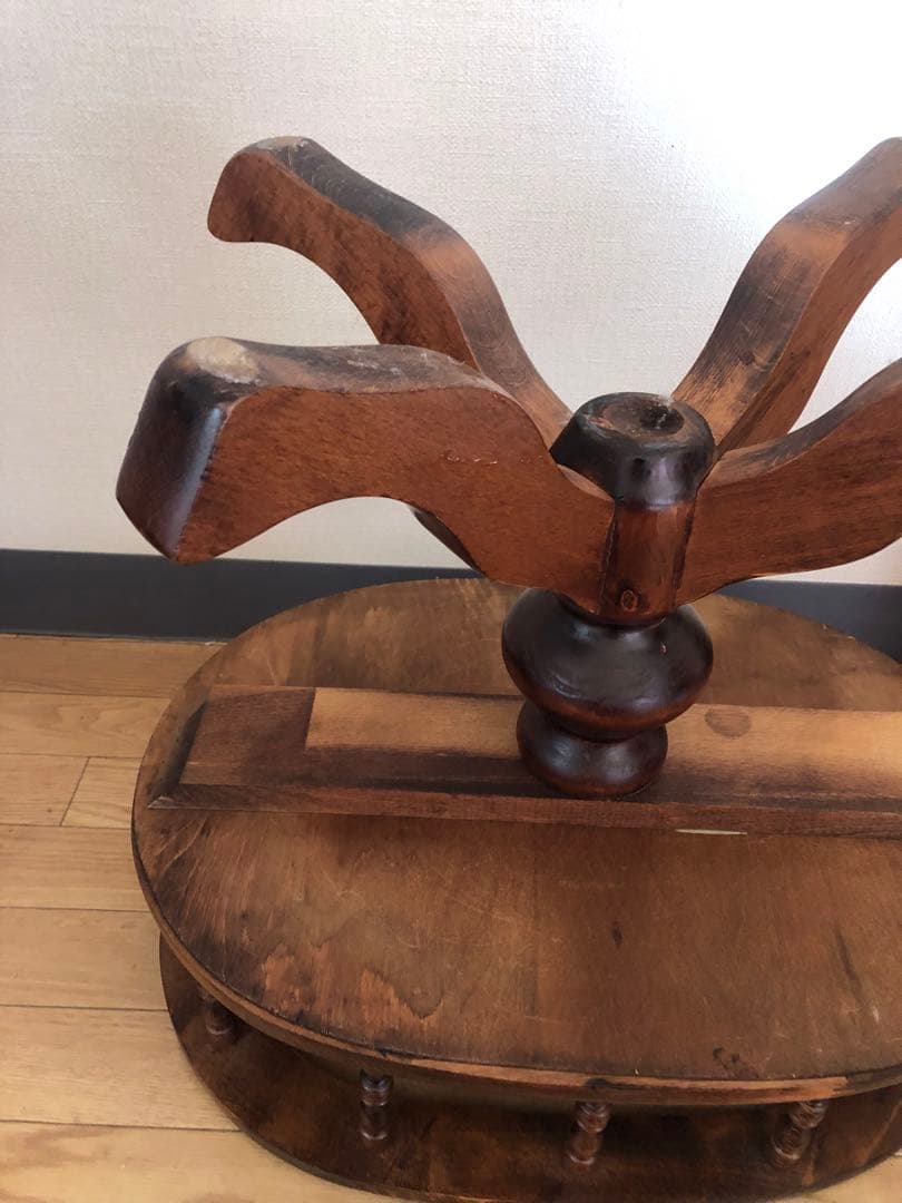 ドマン イタリア　オーバル　コーヒーテーブル　サイドテーブル　花台　ヨーロピアン