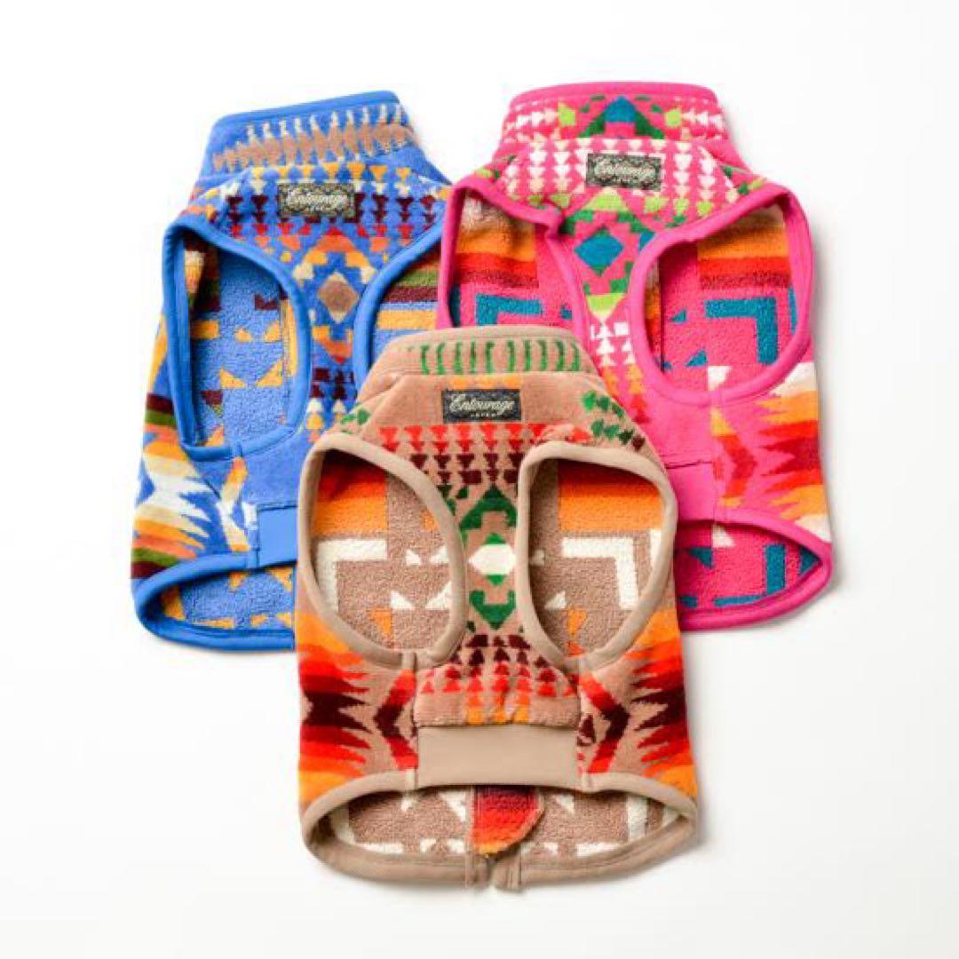 PENDLETON×entourage別注のドッグウェア犬服／ベージュ